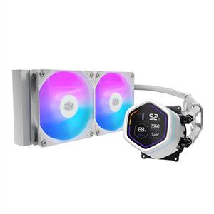 COOLER MASTER MASTERLIQUID CORE NEX DIGITAL BEYAZ ML240 2x120mm ARGB SIVI SOĞUTMA SİSTEMİ