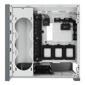 CORSAIR iCUE 5000X 3x120mm RGB FANLI TAMPERLİ CAM YAN PANEL MidT ATX BEYAZ KASA