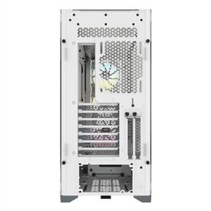 CORSAIR iCUE 5000X 3x120mm RGB FANLI TAMPERLİ CAM YAN PANEL MidT ATX BEYAZ KASA