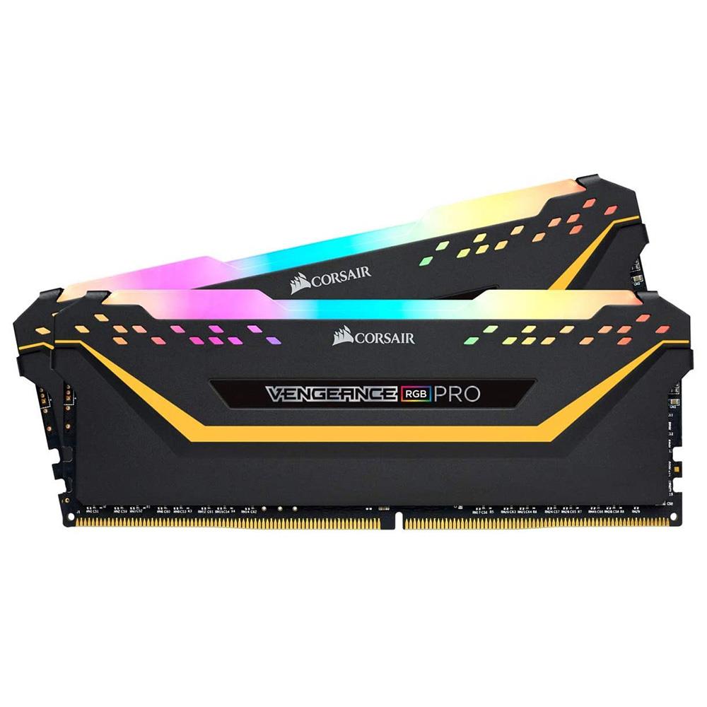 CORSAIR 32GB (2x16GB) Vengeance RGB PRO TUF Siyah DDR4 3200MHz