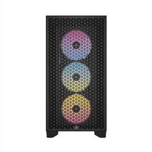 CORSAIR 3000D 3xAR120 RGB FANLI 650W MidT ATX SİYAH KASA