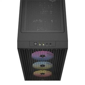 CORSAIR 3000D 3xAR120 RGB FANLI 650W MidT ATX SİYAH KASA