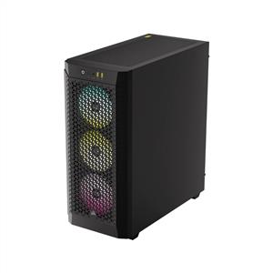 CORSAIR 480T 3xAR120 RGB FANLI 750W 80PLUS BRONZE MidT ATX SİYAH KASA