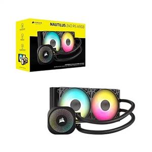 CORSAIR NAUTILUS 240 RS 2x120mm ARGB 240mm SİYAH SIVI SOĞUTMA SİSTEMİ