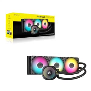 CORSAIR NAUTILUS 360 RS 3x120mm ARGB 360mm SİYAH SIVI SOĞUTMA SİSTEMİ