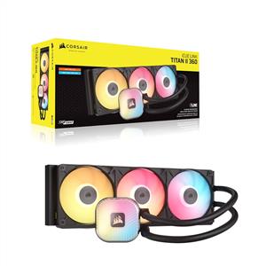 CORSAIR iCUE LINK TITAN II 360 RX RGB 3x120mm 360mm SİYAH SIVI SOĞUTMA SİSTEMİ