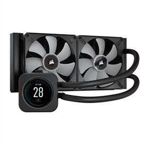 CORSAIR iCUE H100i ELITE LCD DISPLAY 2x120mm SIVI SOĞUTUCU