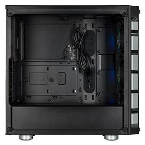 CORSAIR iCUE 465X 3x120mm RGB FANLI TEMPER CAMLI MidT ATX SİYAH KASA