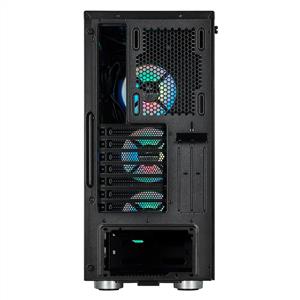 CORSAIR iCUE 465X 3x120mm RGB FANLI TEMPER CAMLI MidT ATX SİYAH KASA