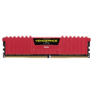 CORSAIR 16GB (2x8GB) Vengeance Kırmızı DDR4 2400MHz CL14 Dual Kit Ram