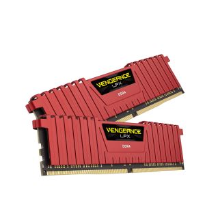 CORSAIR 16GB (2x8GB) Vengeance Kırmızı DDR4 2400MHz CL16 Dual Kit Ram