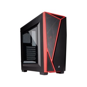 CORSAIR CARBIDE SERİSİ CHAMP/SPEC-04 80PLUS 600W KIRMIZI/SİYAH MidT ATX KASA