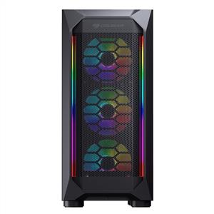 COUGAR MX410 MESH-G RGB 4x120mm RGB FANLI 650W 80 PLUS USB3.0 GAMING KASA