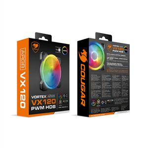 COUGAR VORTEX VX120 1x120mm ARGB HDB KASA FANI