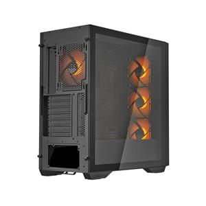 COUGAR UNIFACE 850W 80 PLUS GOLD 4x120mm RGB E-ATX SİYAH GAMING KASA