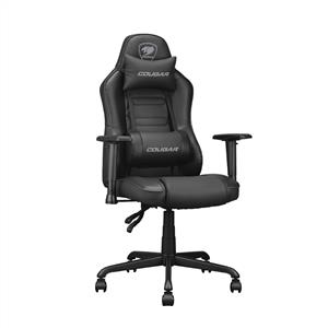 COUGAR FUSION S BLACK Siyah Oyuncu Koltuğu