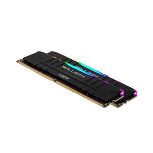 Crucial 16GB (2x8GB) Ballistix Siyah DDR4 3600MHz CL16 1.35V RGB PC Ram