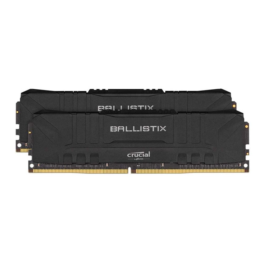 Ballistix DDR4 32GB 2666MHz メモリー Crucial 32GB (2x16GB) Ballistix Siyah DDR4 2666MHz CL16 1.2V PC