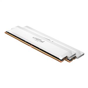 Crucial Pro OC 16GB (1x16GB) DDR5 6400MHz CL32 Soğutuculu Beyaz PC Ram