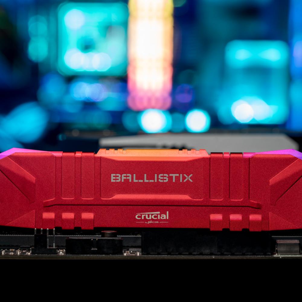 Crucial 16GB (1x16GB) Ballistix Kırmızı DDR4 2666MHz CL16 UDIMM PC
