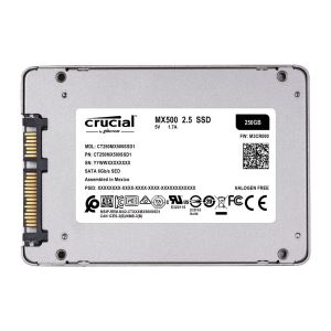 Crucial 250GB MX500 Serisi 3D NAND Sata 3.0 SSD (Okuma 560MB / Yazma 510MB)
