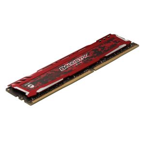 Crucial 16GB (2x8GB) Ballistix Sport LT Red DDR4 2666MHz CL16 1.2V PC Ram