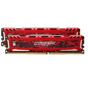 Crucial 16GB (2x8GB) Ballistix Sport LT Red DDR4 2666MHz CL16 1.2V PC Ram