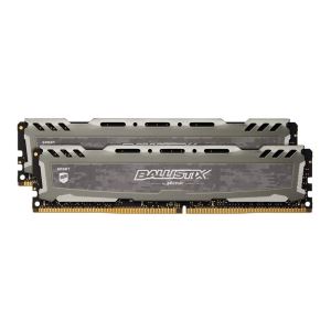 Crucial 16GB (2x8GB) Ballistix Sport LT Gri DDR4 2400Mhz CL16 1.2V  PC Ram