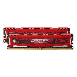 Crucial 16GB (2x8GB) Ballistix Sport LT Kırmızı DDR4 2400Mhz CL16 1.2V  PC Ram