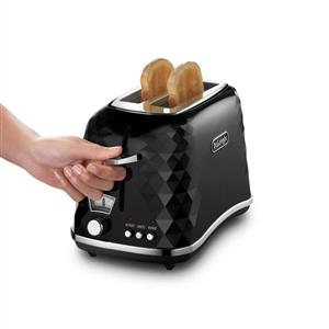 Delonghi Brillante CTJ2103.BK Ekmek Kızartma Makinesi (Siyah)