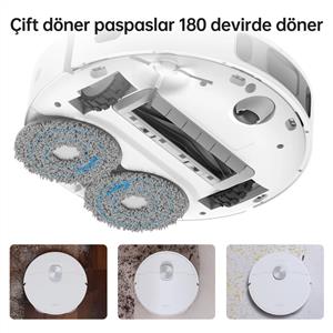 Dreame L10S Ultra Çöp İstasyonlu Akıllı Robot Süpürge Beyaz
