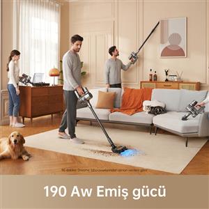 Dreame R20 Dikey Şarjlı Süpürge Gri