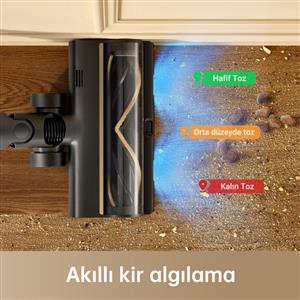 Dreame R20 Dikey Şarjlı Süpürge Gri