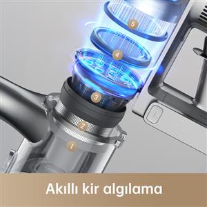 Dreame R20 Dikey Şarjlı Süpürge Gri