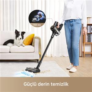 Dreame R10 Pro Dikey Şarjlı Süpürge Siyah