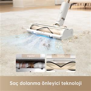 Dreame R10 Dikey Şarjlı Süpürge Beyaz