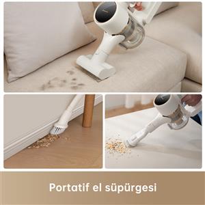Dreame R10 Dikey Şarjlı Süpürge Beyaz