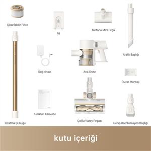 Dreame R10 Dikey Şarjlı Süpürge Beyaz