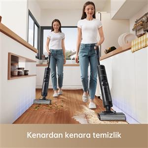 Dreame H12-Pro Islak ve Kuru Dikey Şarjlı Süpürge Siyah