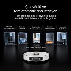Dreame L20 Ultra Mop Robot Süpürge Beyaz