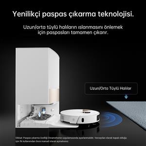 Dreame L20 Ultra Mop Robot Süpürge Beyaz