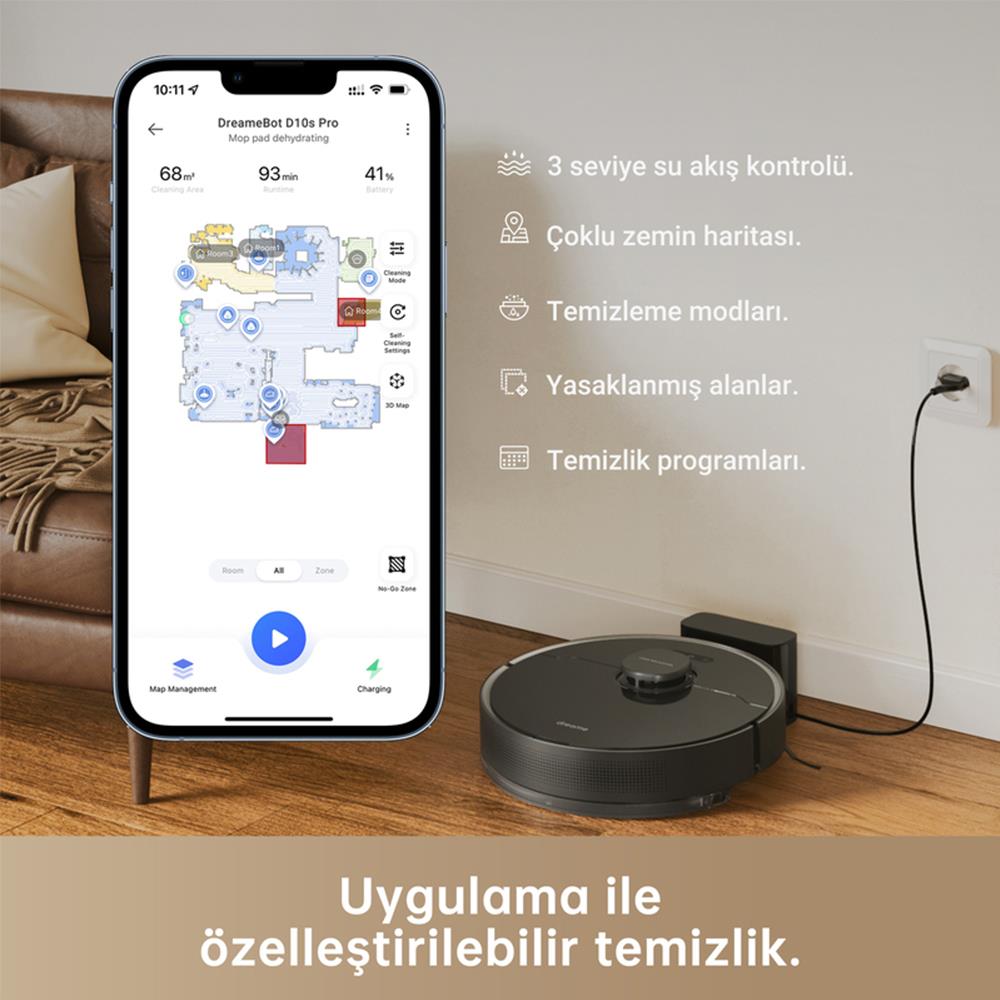 Dreame D10S Pro Robot Süpürge Fiyatı ve Özellikleri - Vatan Bilgisayar