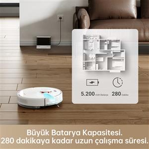 Dreame D10S Robot Süpürge Beyaz