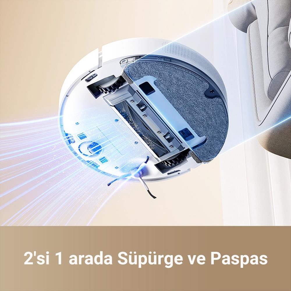 Dreame D10 Plus Gen2 Mop Beyaz Robot Süpürge Fiyatı ve Özellikleri