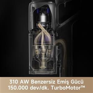 Dreame Z30 Dikey Şarjlı Süpürge Siyah