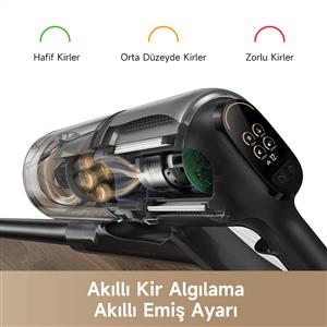 Dreame Z30 Dikey Şarjlı Süpürge Siyah