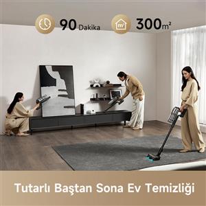 Dreame Z30 Dikey Şarjlı Süpürge Siyah
