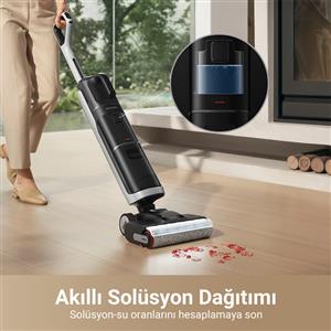 Dreame H14-Dual Islak Kuru Dikey Şarjlı Süpürge Siyah