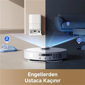 Dreame L40 Ultra Ce Robot Süpürge Beyaz