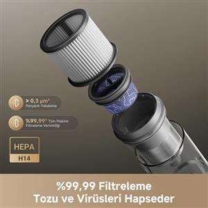Dreame R20 Ultra AquaCycle Siyah Dikey Süpürge